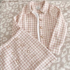 Aura NWOT Tweed Set